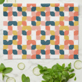 Bauhaus Retro Geometric Pattern Theedoek (Gevouwen)