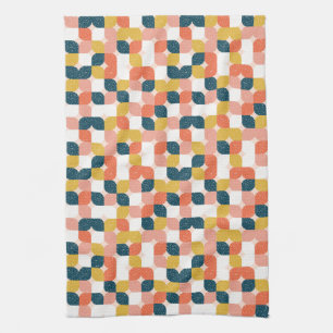 Bauhaus Retro Geometric Pattern Theedoek