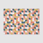 Bauhaus Retro Geometric Pattern Tissuepapier (Voorkant)
