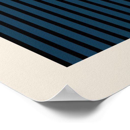 Bauhaus | Retrodesign | Blauw Poster (Hoek)