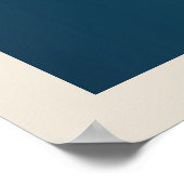 Bauhaus | Retrodesign | Blauw Poster (Hoek)