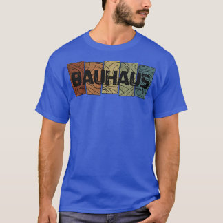 Bauhaus-retropatroon T-shirt