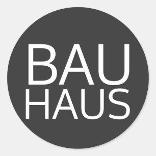 Bauhaus Ronde Sticker