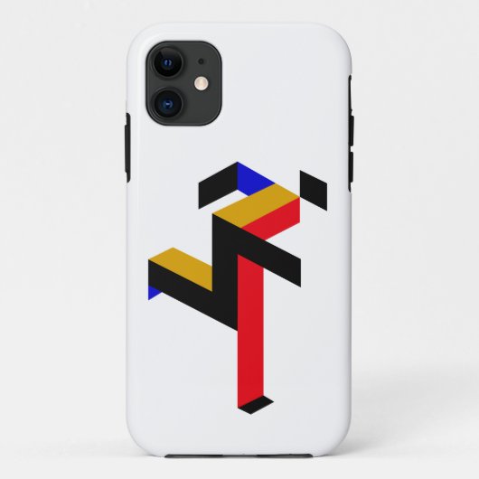 Bauhaus Running Man Poster Case-Mate iPhone Case (Achterkant)