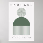 Bauhaus Sage Green Poster (Voorkant)