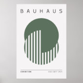 Bauhaus Sage Green Poster (Voorkant)
