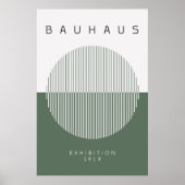 Bauhaus Sage Green Poster (Voorkant)