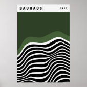 Bauhaus Sage Green Poster (Voorkant)