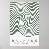 Bauhaus Sage Green Poster (Voorkant)