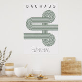 Bauhaus Sage Green Poster (Keuken)