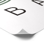 Bauhaus Sage Green Poster (Hoek)