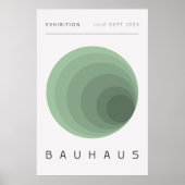 Bauhaus Sage Green Poster (Voorkant)