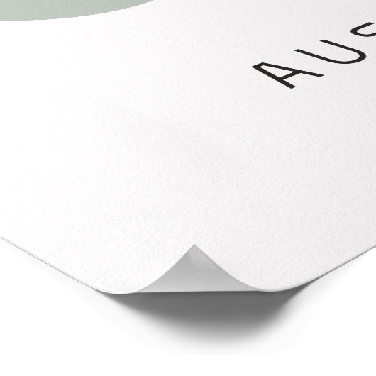 Bauhaus Sage Green Poster (Hoek)