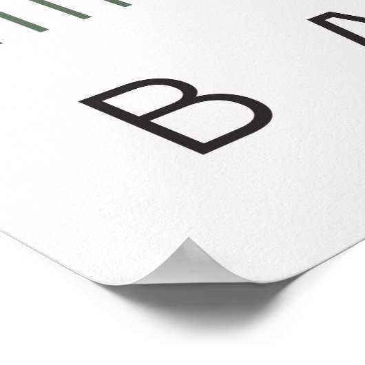 Bauhaus Sage Green Poster (Hoek)