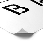 Bauhaus Sage Groen, Sinaasappel, Zwarte Boho Wall  Poster (Hoek)