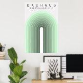 Bauhaus Saliegroene Poster (Thuiskantoor)