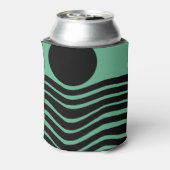 Bauhaus Seafoam Green Abstract Blikjeskoeler (Blikje Achterkant)