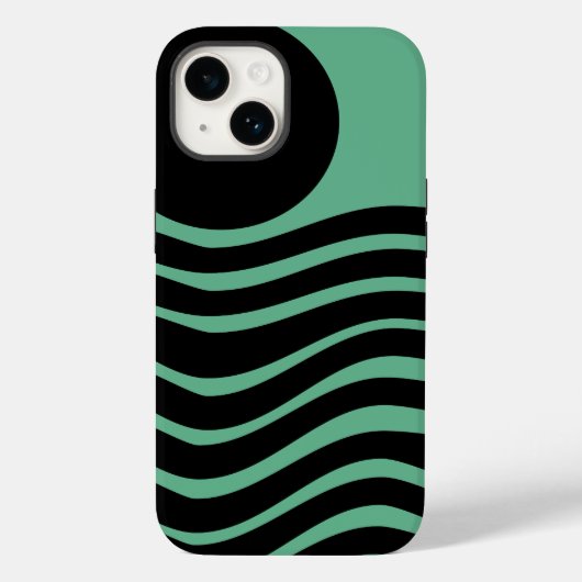 Bauhaus Seafoam Green Abstract Case-Mate iPhone Case (Achterkant)