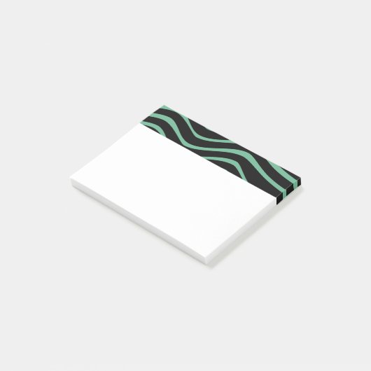 Bauhaus Seafoam Green Abstract Post-it® Notes (Schuin)