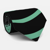 Bauhaus Seafoam Green Abstract Stropdas (Opgerold)