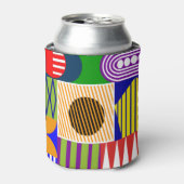 Bauhaus Shape Collage Blikjeskoeler (Blikje Voorkant)