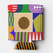 Bauhaus Shape Collage Blikjeskoeler (Achterkant)