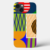 Bauhaus Shape Collage Case-Mate iPhone Case (Achterkant)