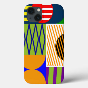 Bauhaus Shape Collage Case-Mate iPhone Case