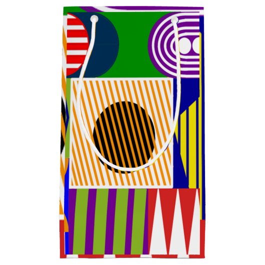 Bauhaus Shape Collage Klein Cadeauzakje (Voorkant)