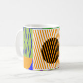 Bauhaus Shape Collage Koffiemok (Voorkant links)