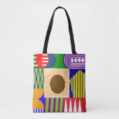 Bauhaus Shape Collage Tote Bag (Voorkant)