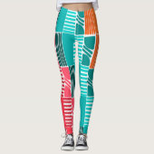 Bauhaus Shapes and Lines 2 Leggings (Voorkant)