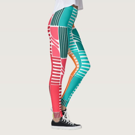 Bauhaus Shapes and Lines 2 Leggings (Rechts)