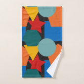 Bauhaus Shapes Bad Handdoek (Handdoek)