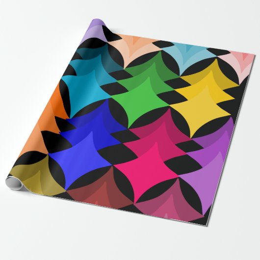 Bauhaus Shapes Cadeaupapier (Uitgerold)