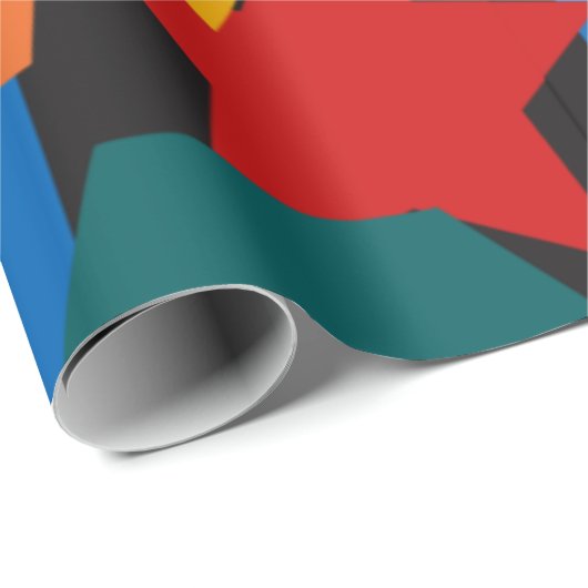 Bauhaus Shapes Cadeaupapier (Rol Hoek)