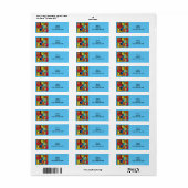 Bauhaus Shapes en Lines Etiket (Full Sheet)