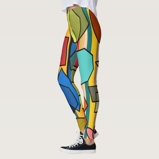 Bauhaus Shapes en Lines Leggings (Links)