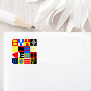 Bauhaus Shapes Etiket