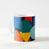 Bauhaus Shapes Koffiemok (Voorkant links)