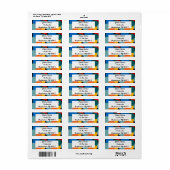 Bauhaus Shapes Label (Full Sheet)