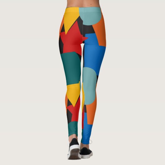 Bauhaus Shapes Leggings (Achterkant)