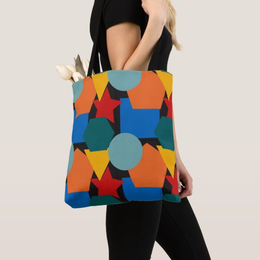 Bauhaus Shapes Tote Bag (Dichtbij)