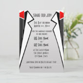 Bauhaus Smoking (Trouwceremonie) Kaart (Staand voorkant)