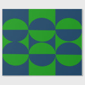 Bauhaus Squares en Circles Cadeaupapier (Vlak)