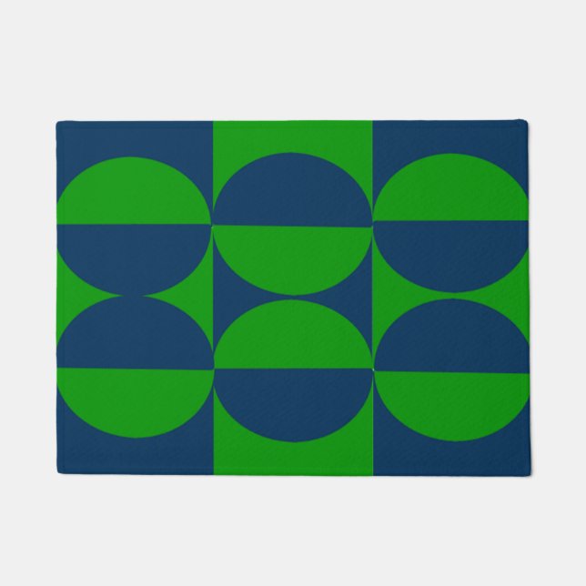 Bauhaus Squares en Circles Deurmat (Voorkant)