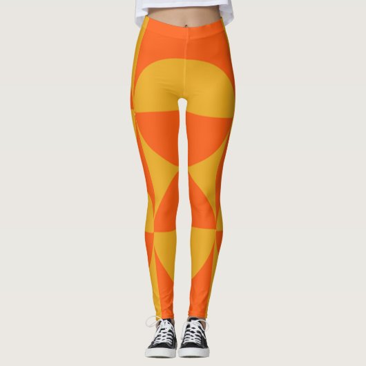 Bauhaus Squares en Circles Leggings (Voorkant)