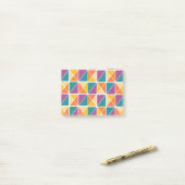 Bauhaus Squares Post-it® Notes (Op bureau)