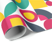 Bauhaus Stijl Cadeaupapier (Rol Hoek)