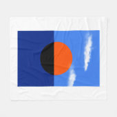 Bauhaus Summer Horizon Fleece Deken (Voorkant (Horizontaal))